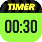 timer plus - workouts timer android application logo